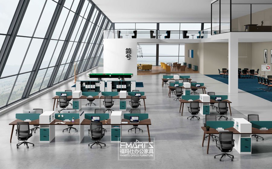 現代風格職員桌